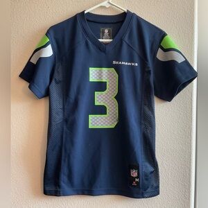 NFL Team Apparel Seattle Seahawks Wilson #3‎ Youth Medium 10/12 Football Jersey